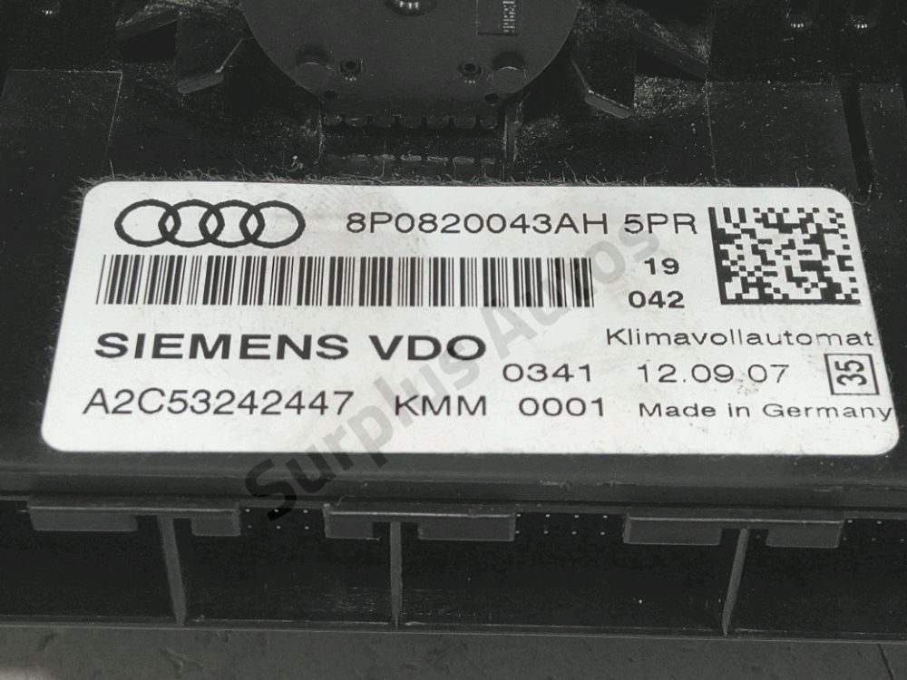 Commande de chauffage