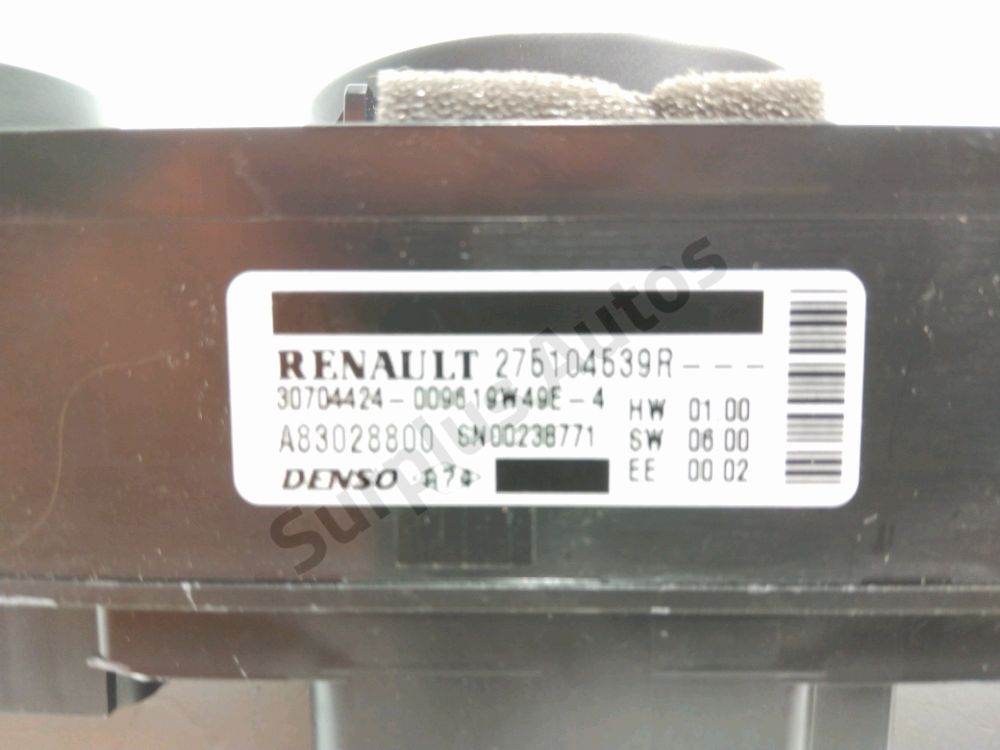 Commande de chauffage