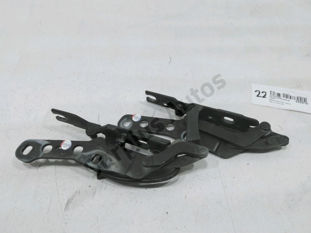 Jeu de charnieres de capot