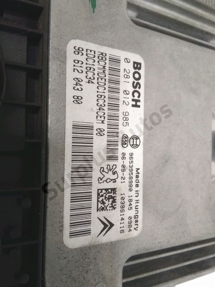 Calculateur moteur