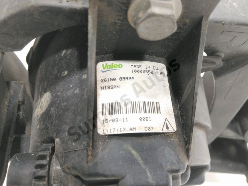 Antibrouillard avant droit