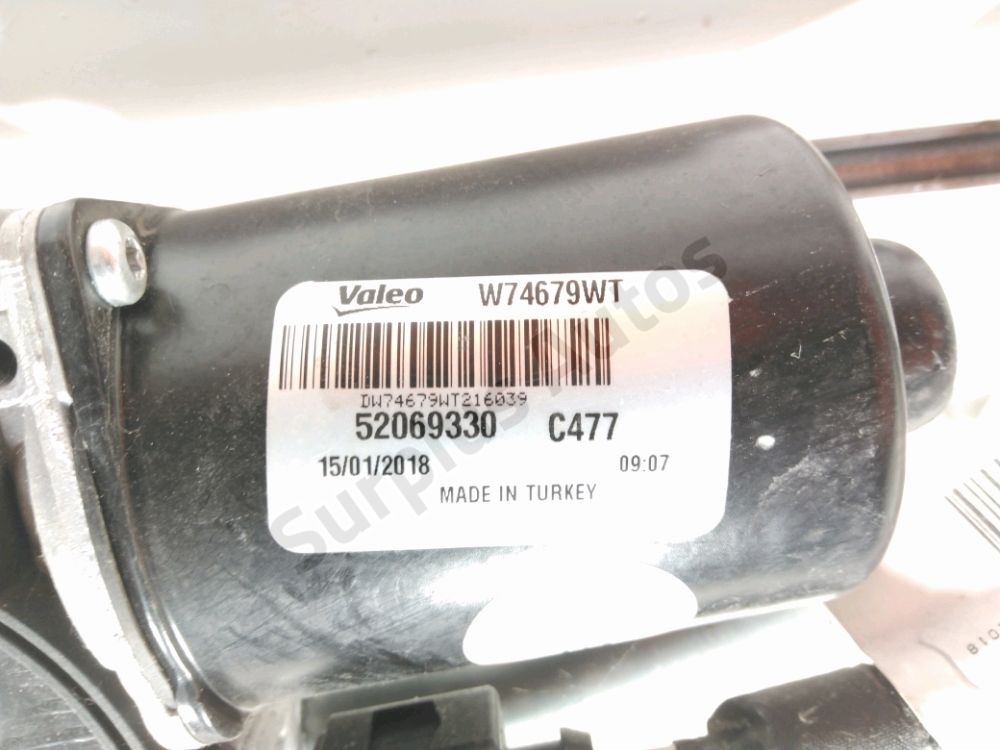 Mécanisme + moteur d'essuie glace avant