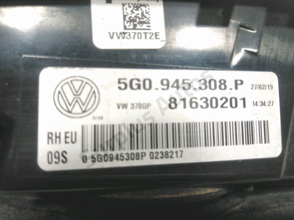 Feu arrière intérieur droit