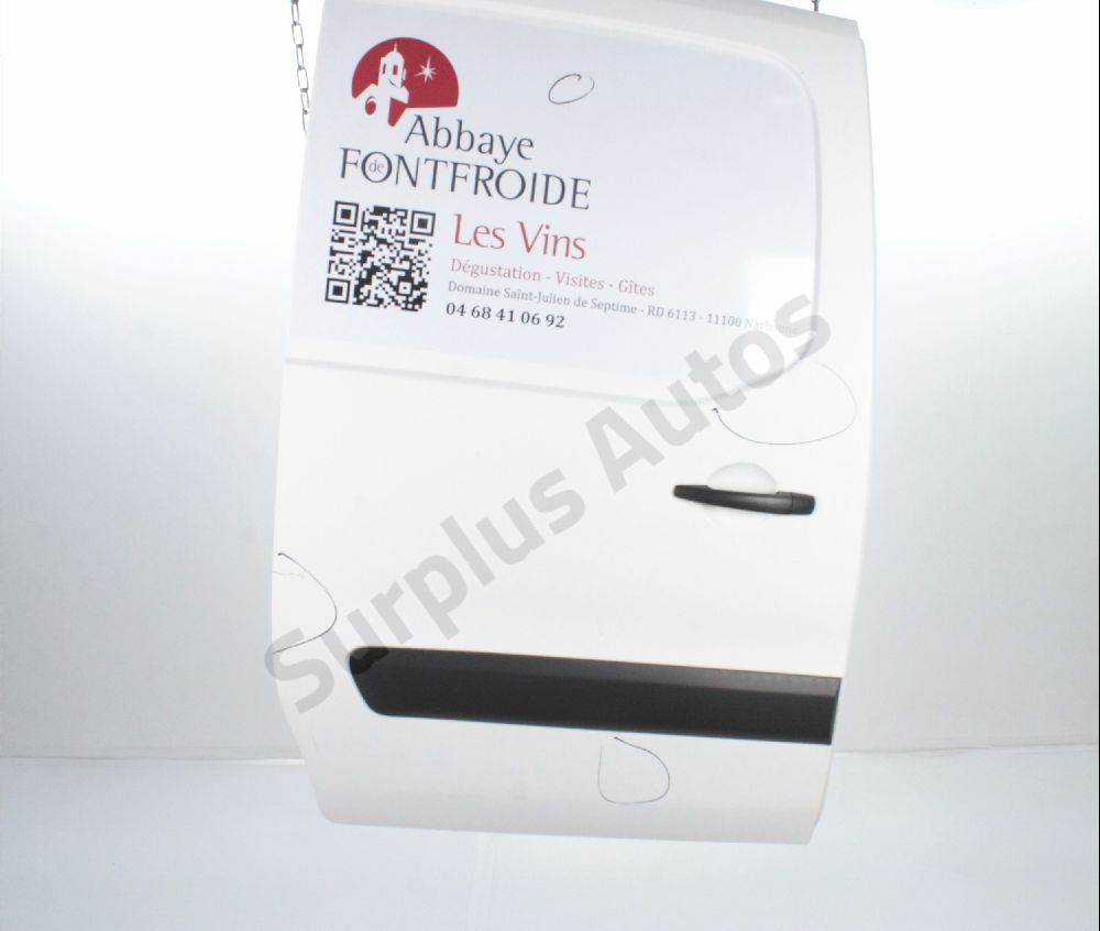 Porte coulissante droite
