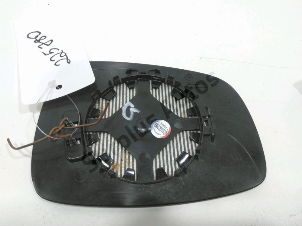 Glace de rétroviseur gauche