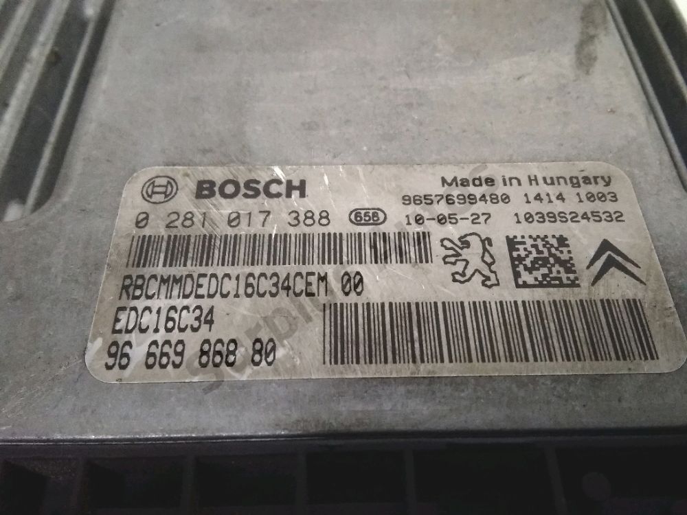 Calculateur moteur