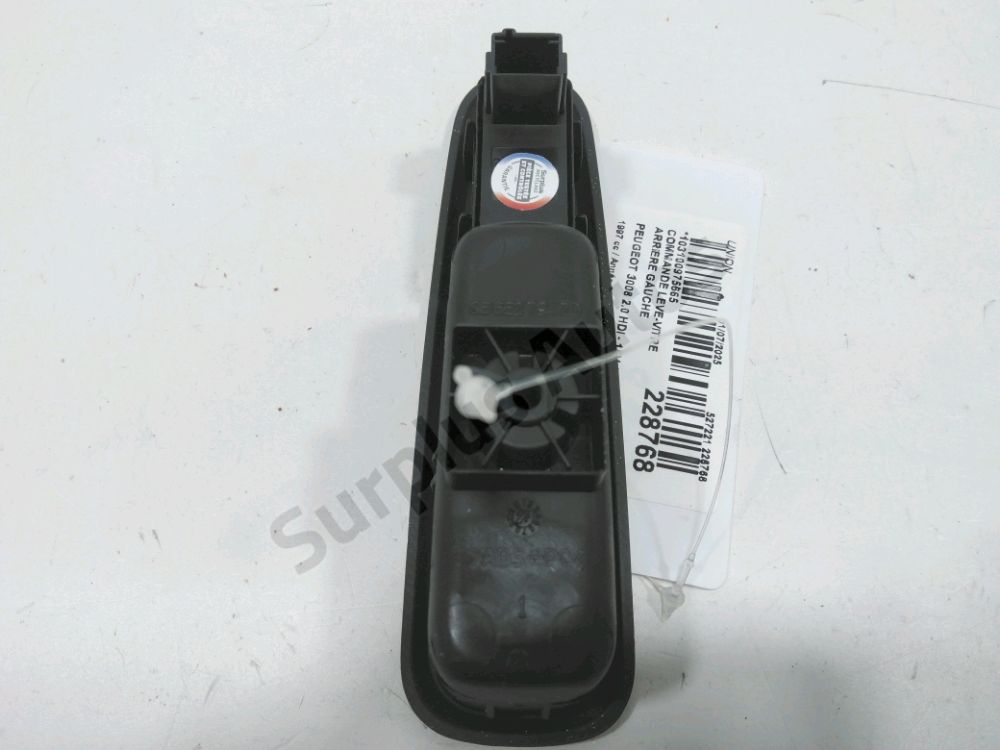 Commande lève-vitre arrière gauche