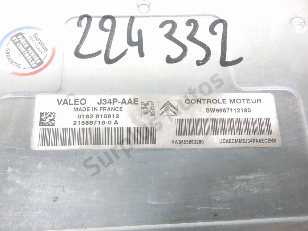 Calculateur moteur