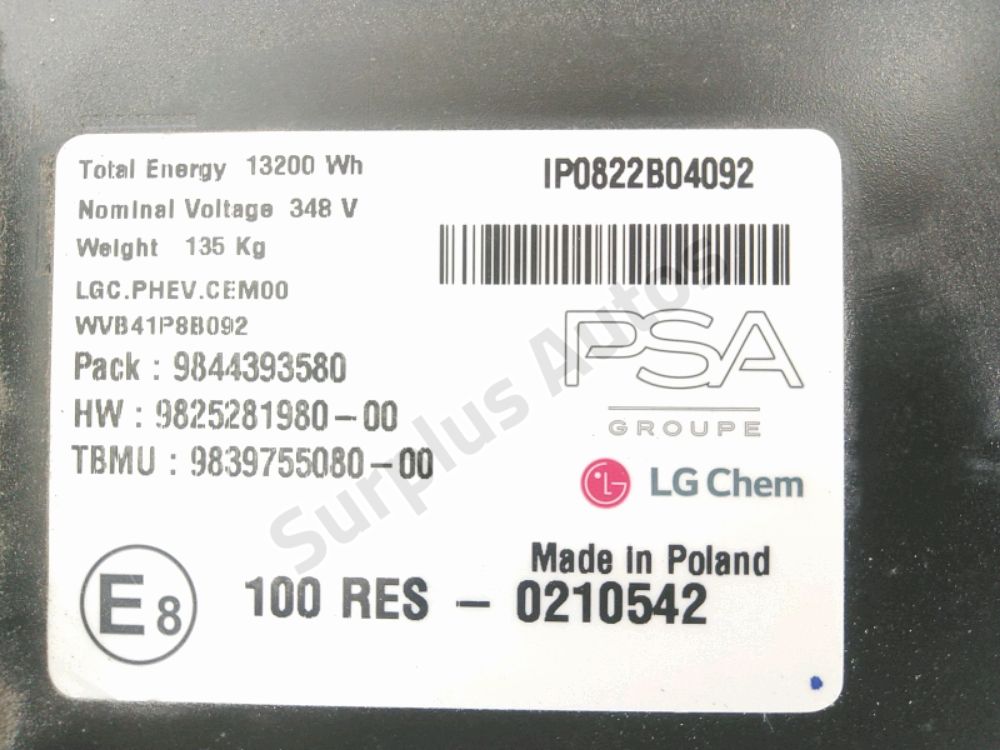 Batterie de traction