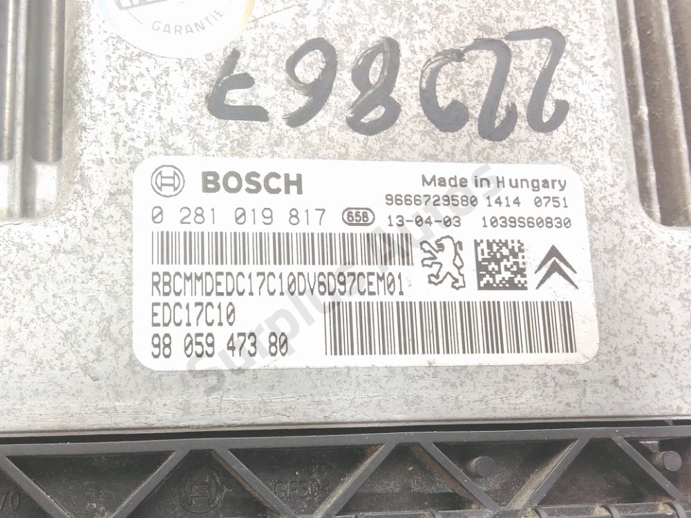 Calculateur moteur