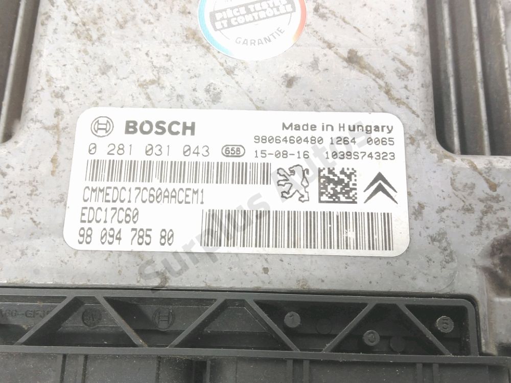 Calculateur moteur