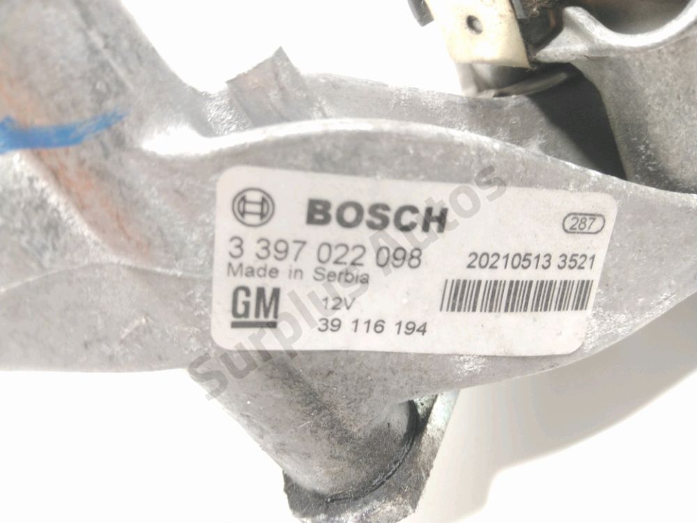 Mécanisme + moteur d'essuie glace avant