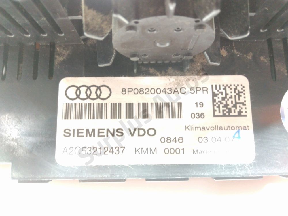 Commande de chauffage