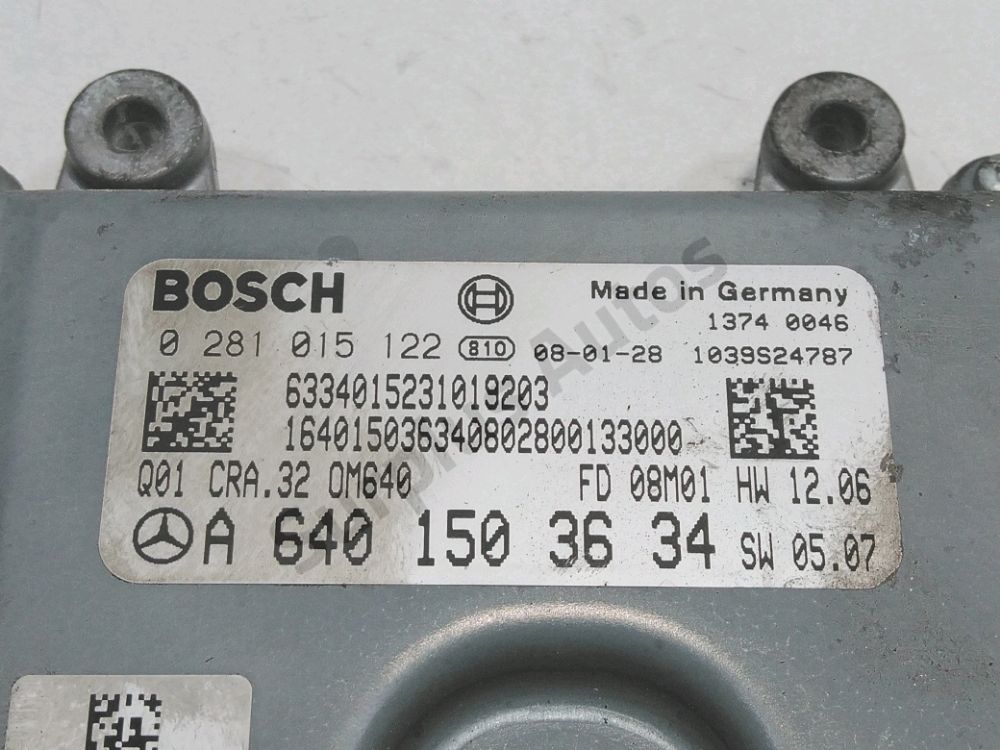Calculateur moteur