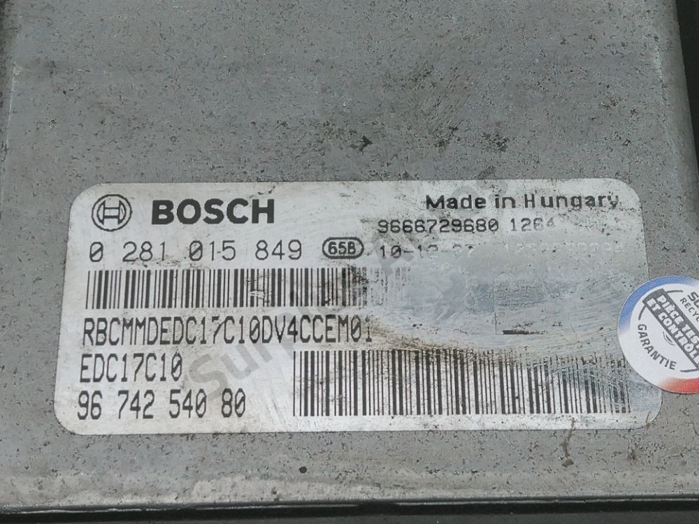 Calculateur moteur