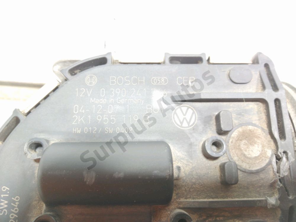 Mécanisme + moteur d'essuie glace avant