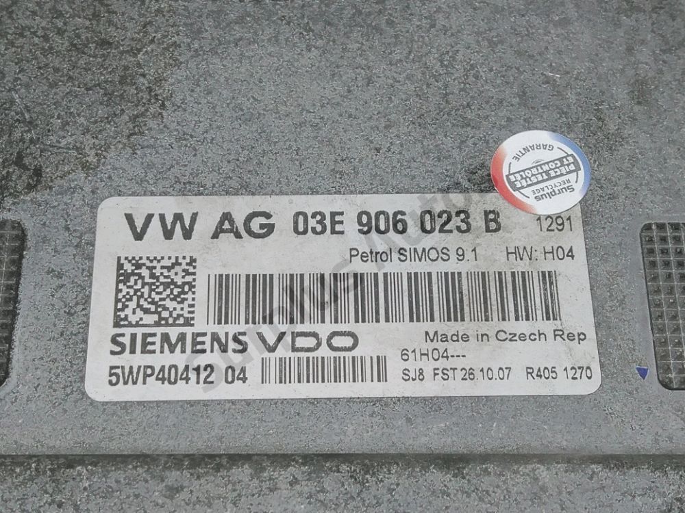 Calculateur moteur