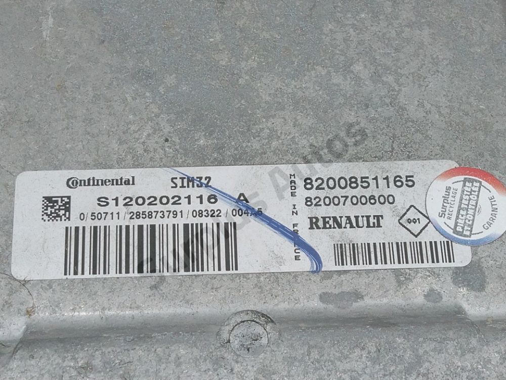 Calculateur moteur