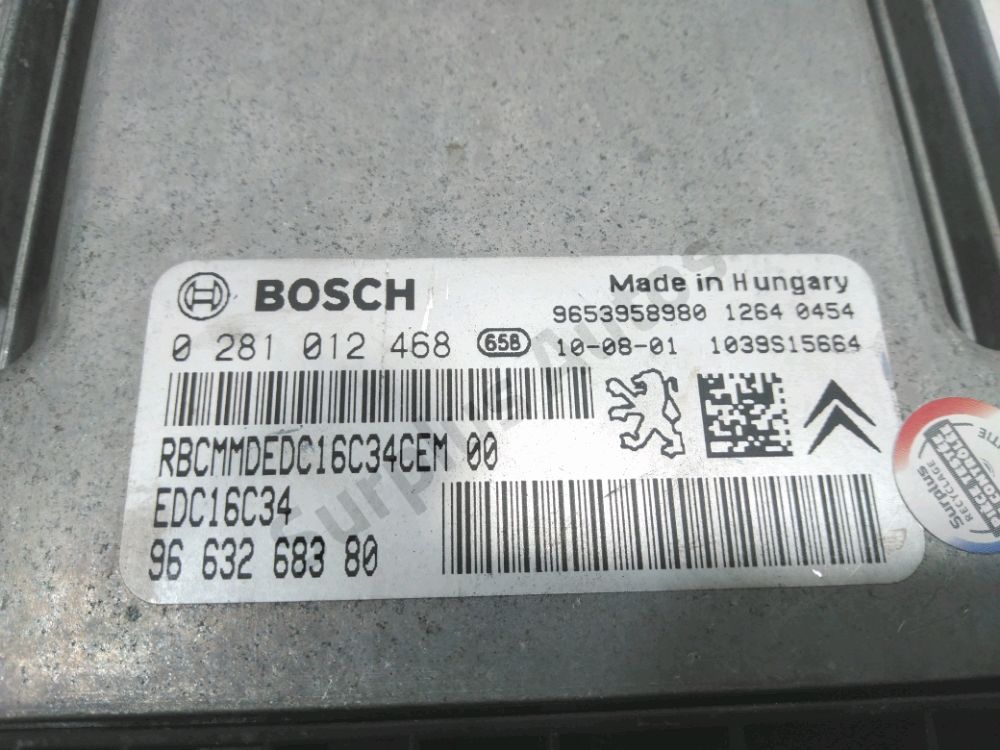 Calculateur moteur