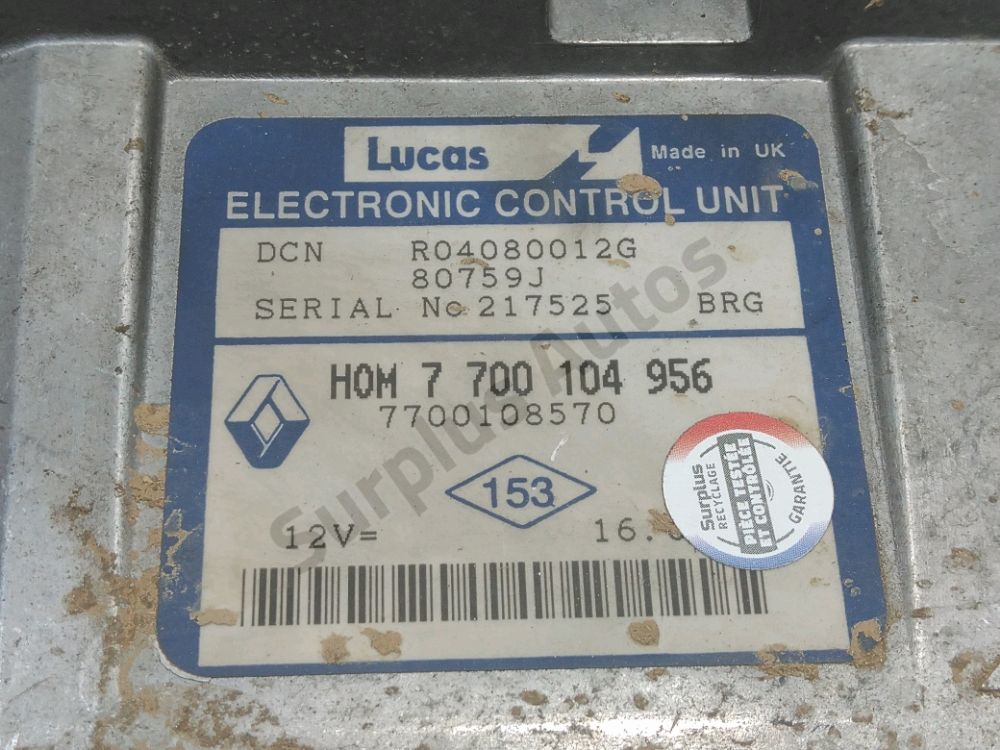 Calculateur moteur