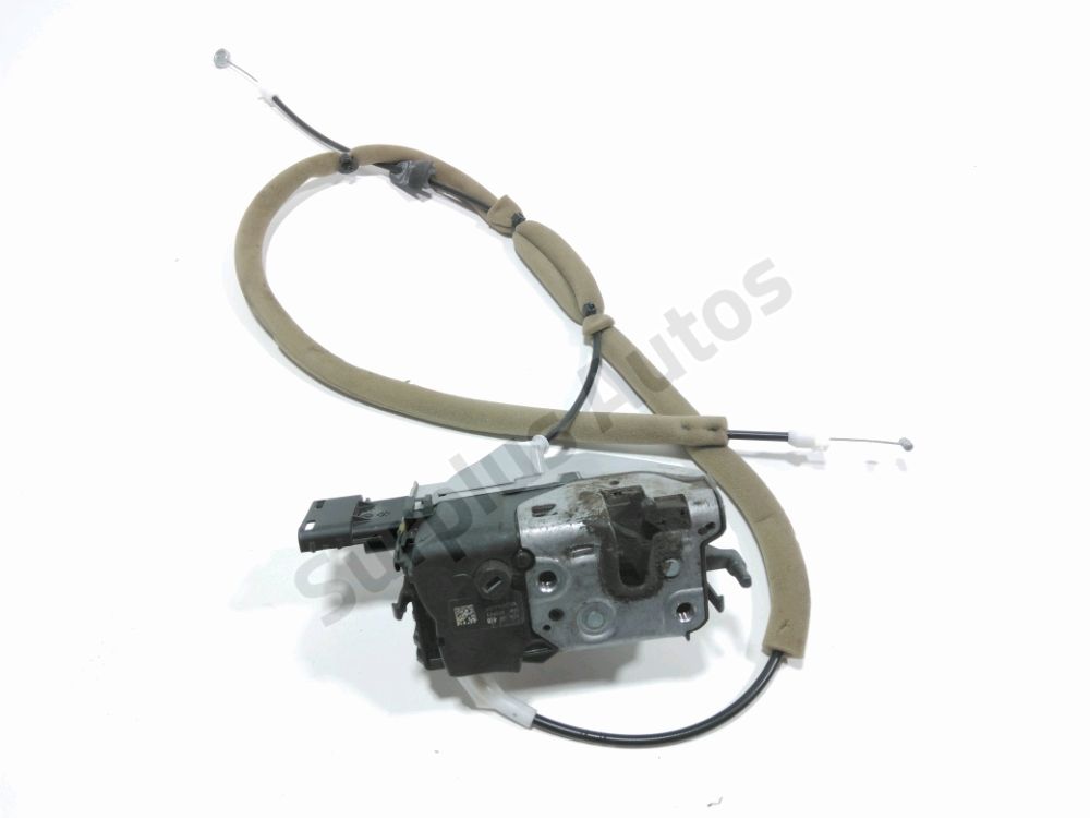 Serrure de porte coulissante droite