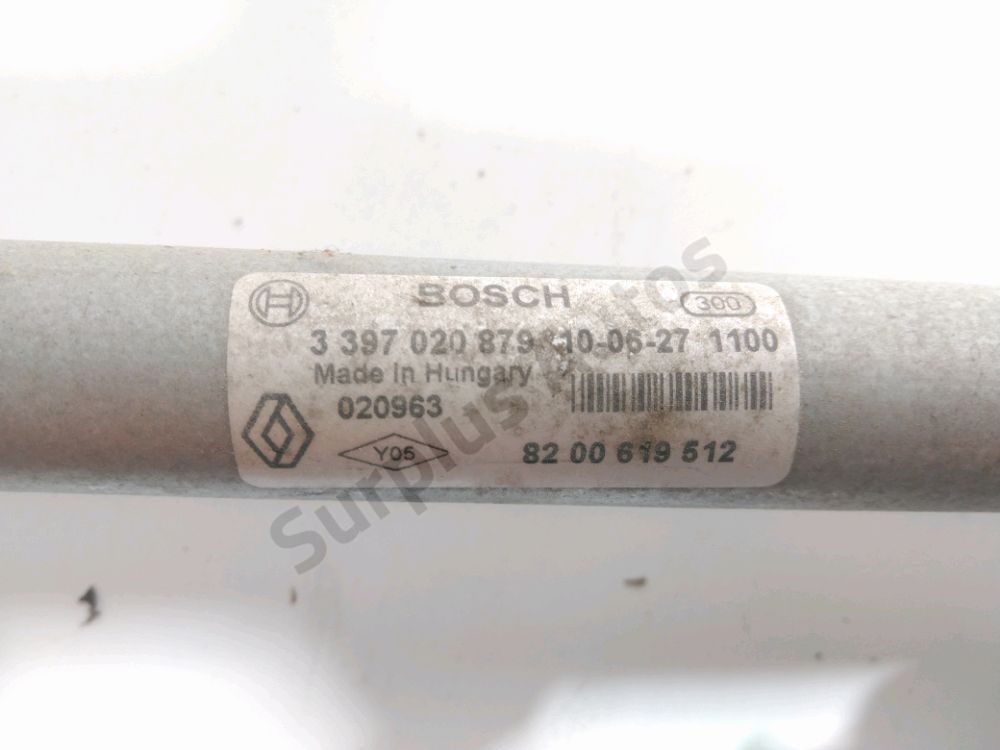 Mécanisme + moteur d'essuie glace avant