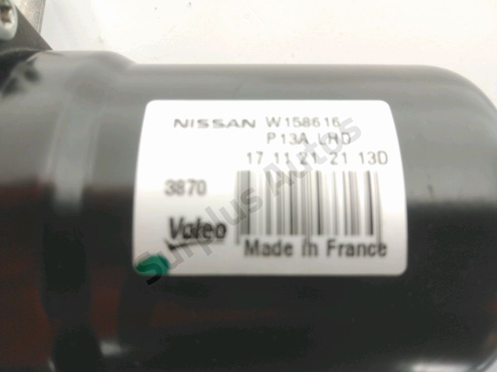 Mécanisme + moteur d'essuie glace avant