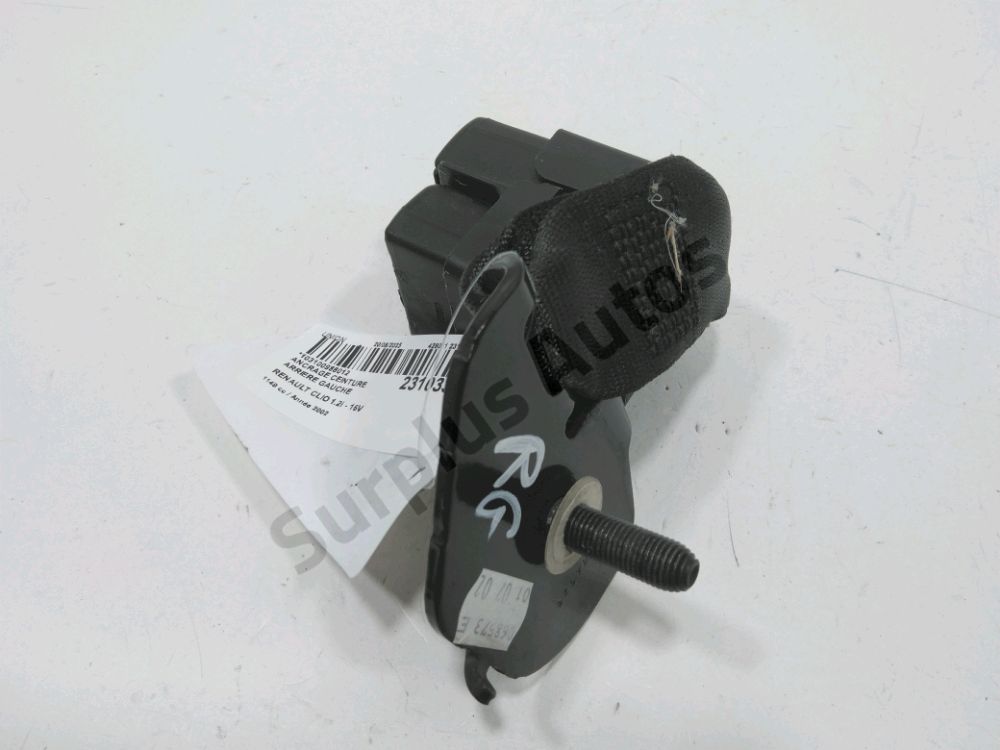 Ancrage ceinture arrière gauche