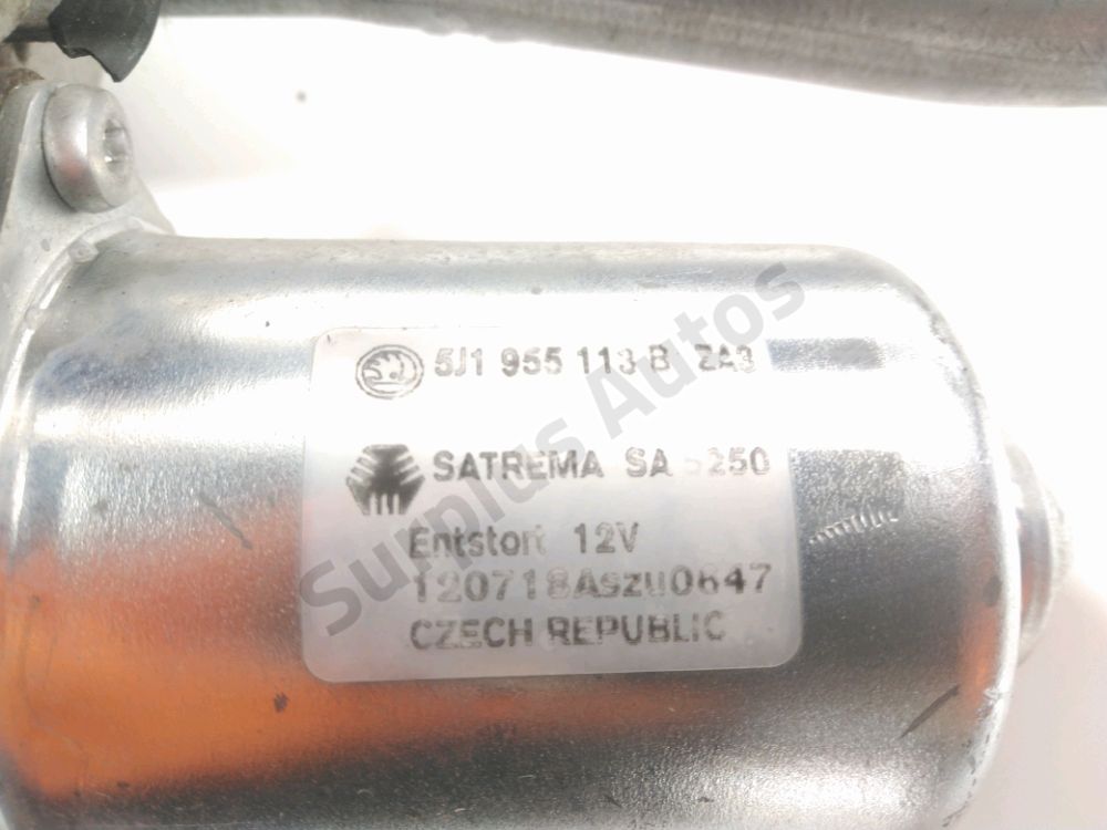 Mécanisme + moteur d'essuie glace avant