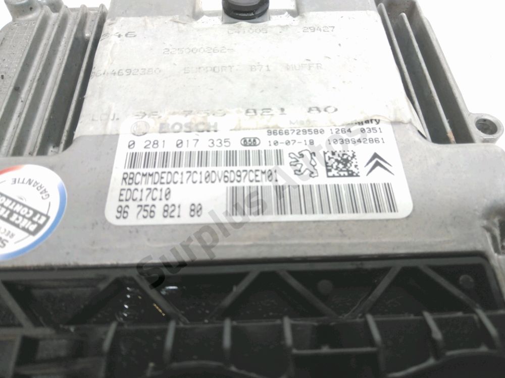 Calculateur moteur