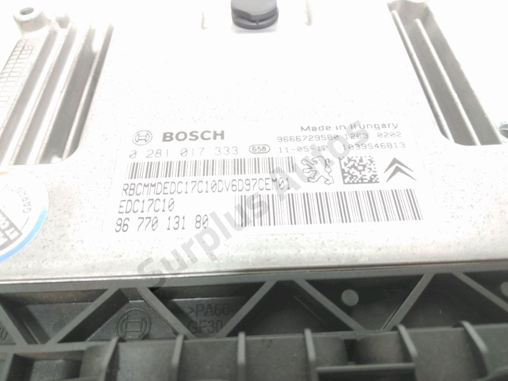 Calculateur moteur