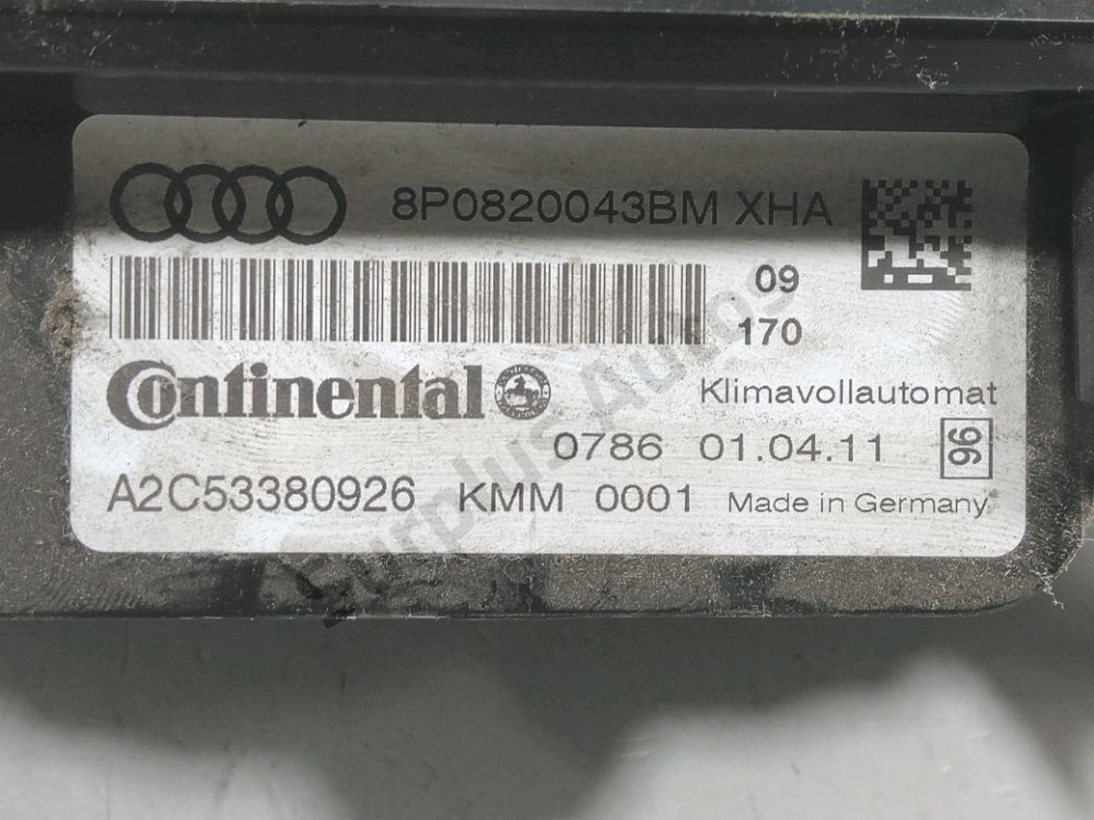 Commande de chauffage