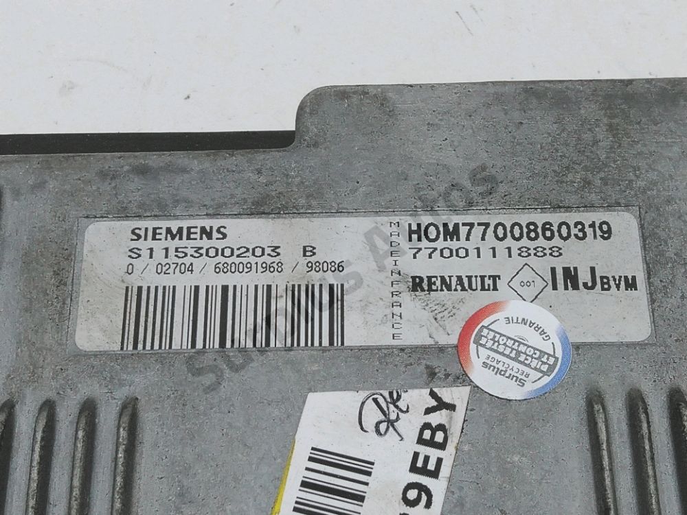 Calculateur moteur