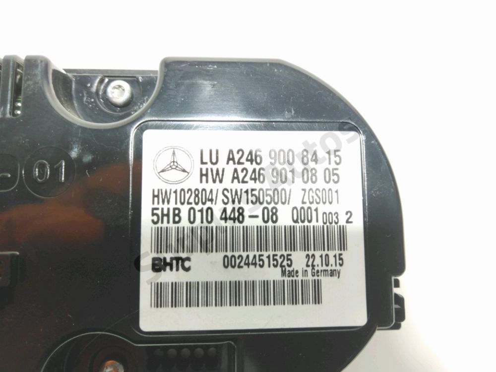 Commande de chauffage