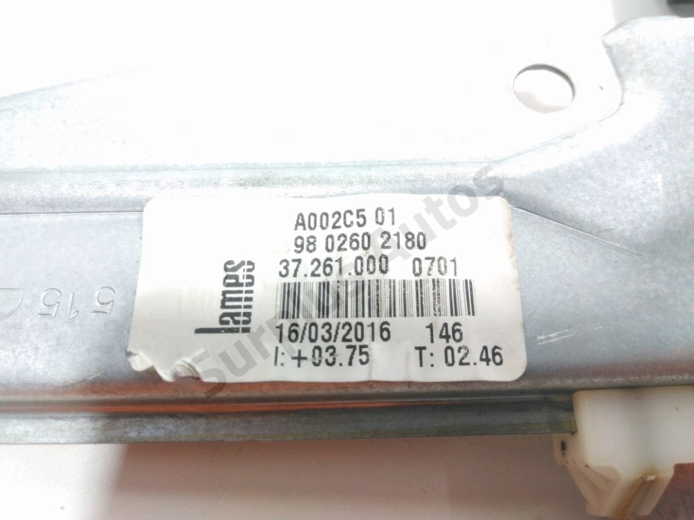 Lève-vitre électrique arrière droit