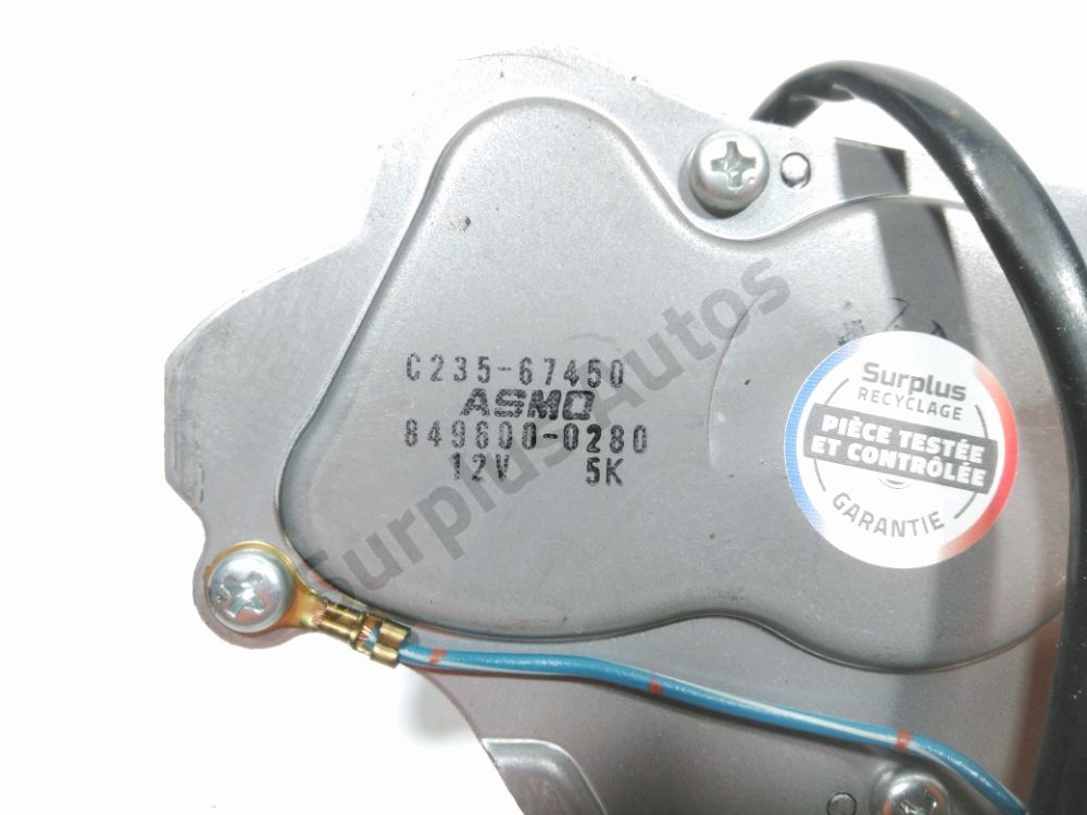 Moteur d'essuie glace arrière