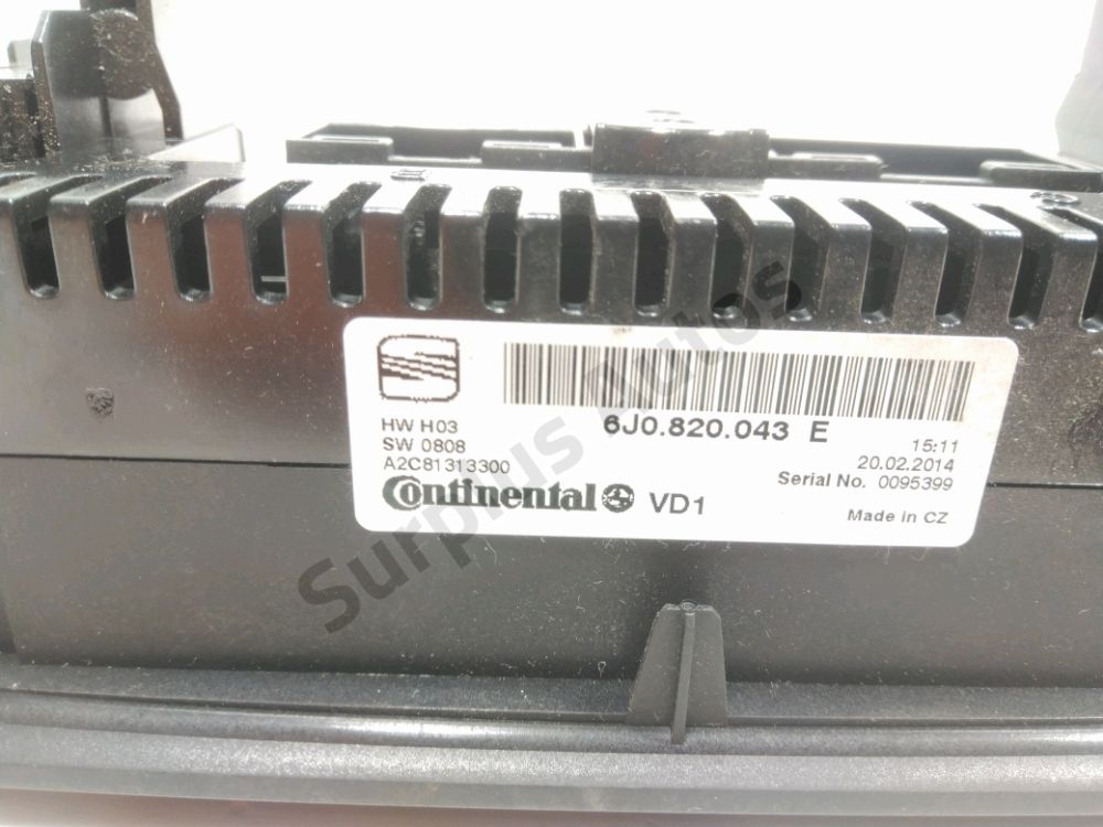 Commande de chauffage