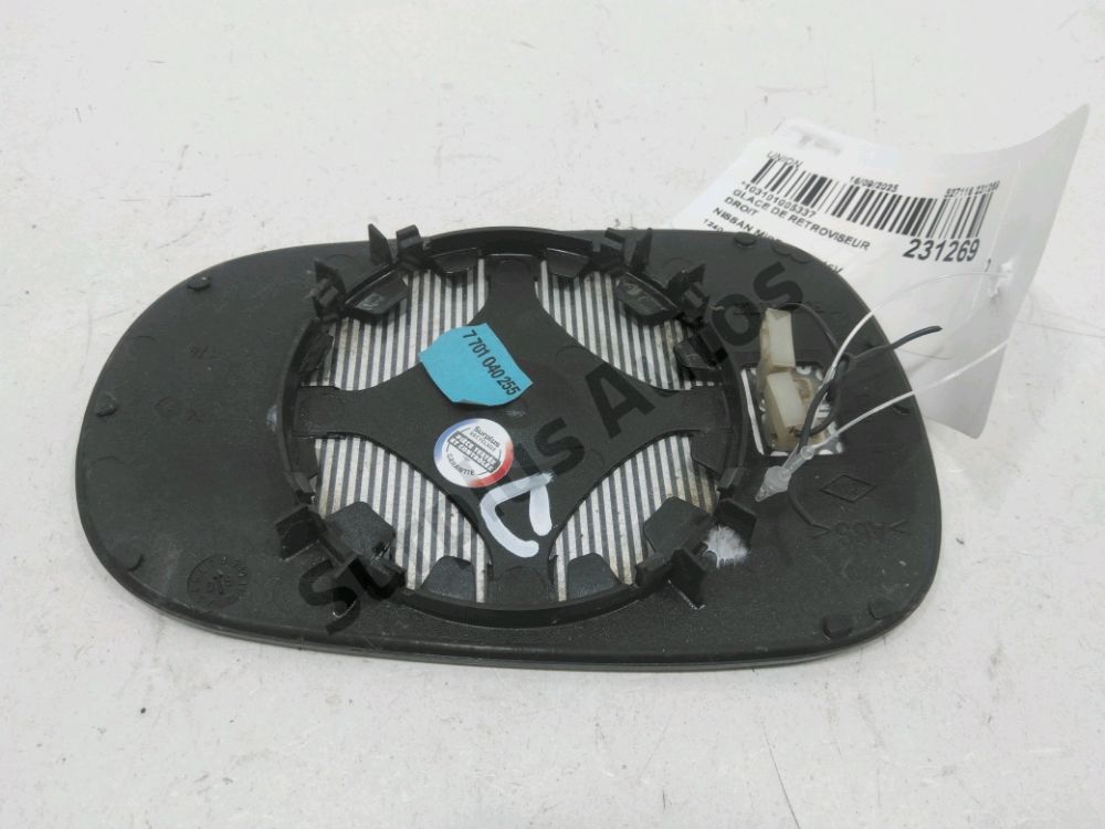 Glace de rétroviseur droit