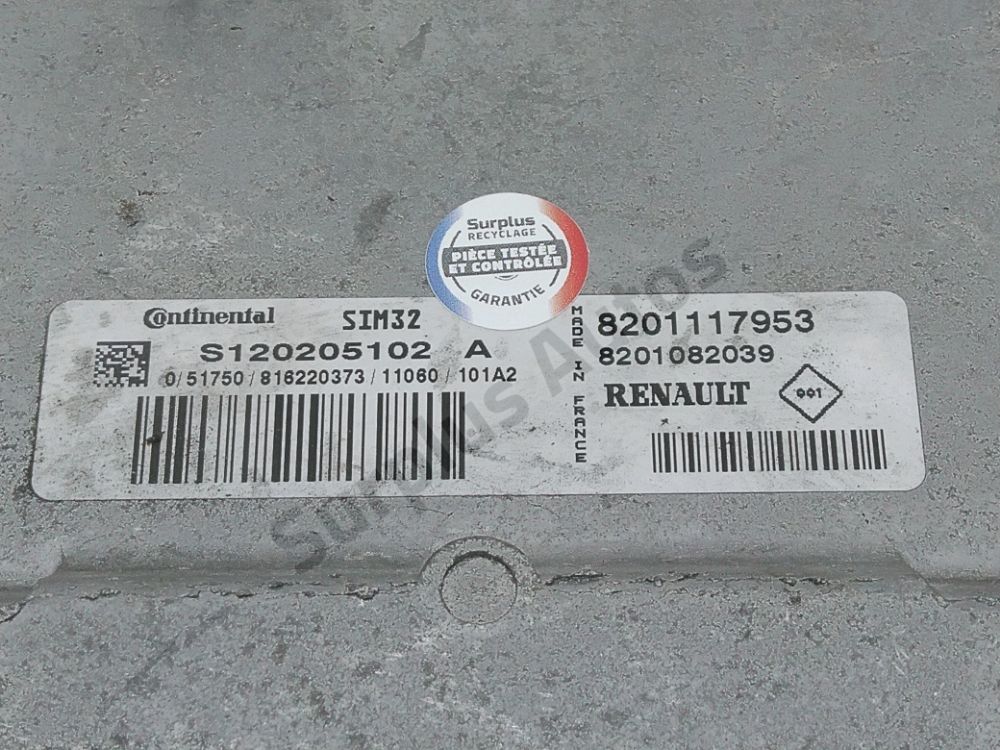 Calculateur moteur