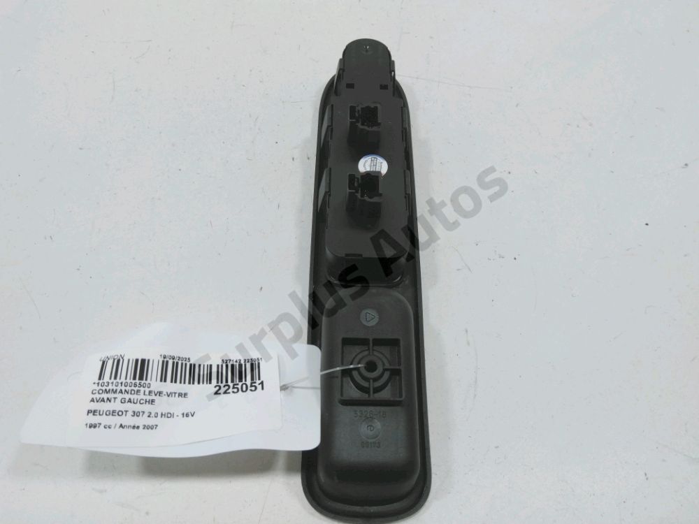 Commande lève-vitre avant gauche