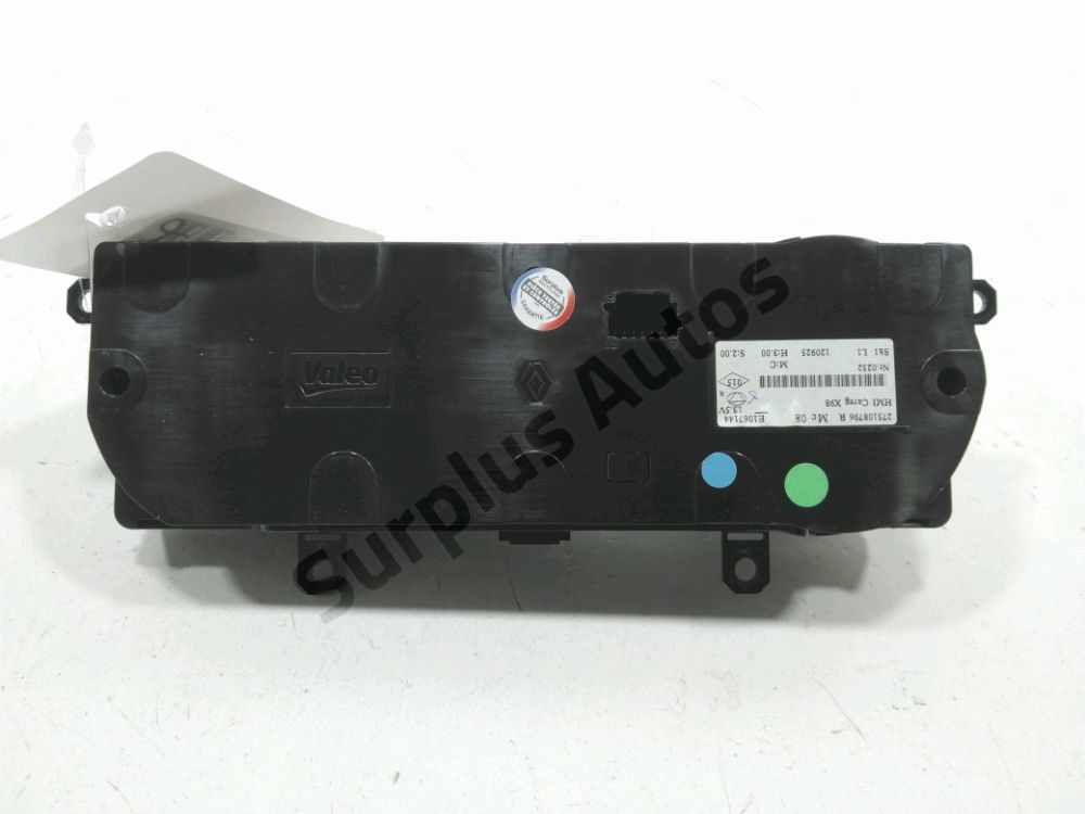 Commande de chauffage