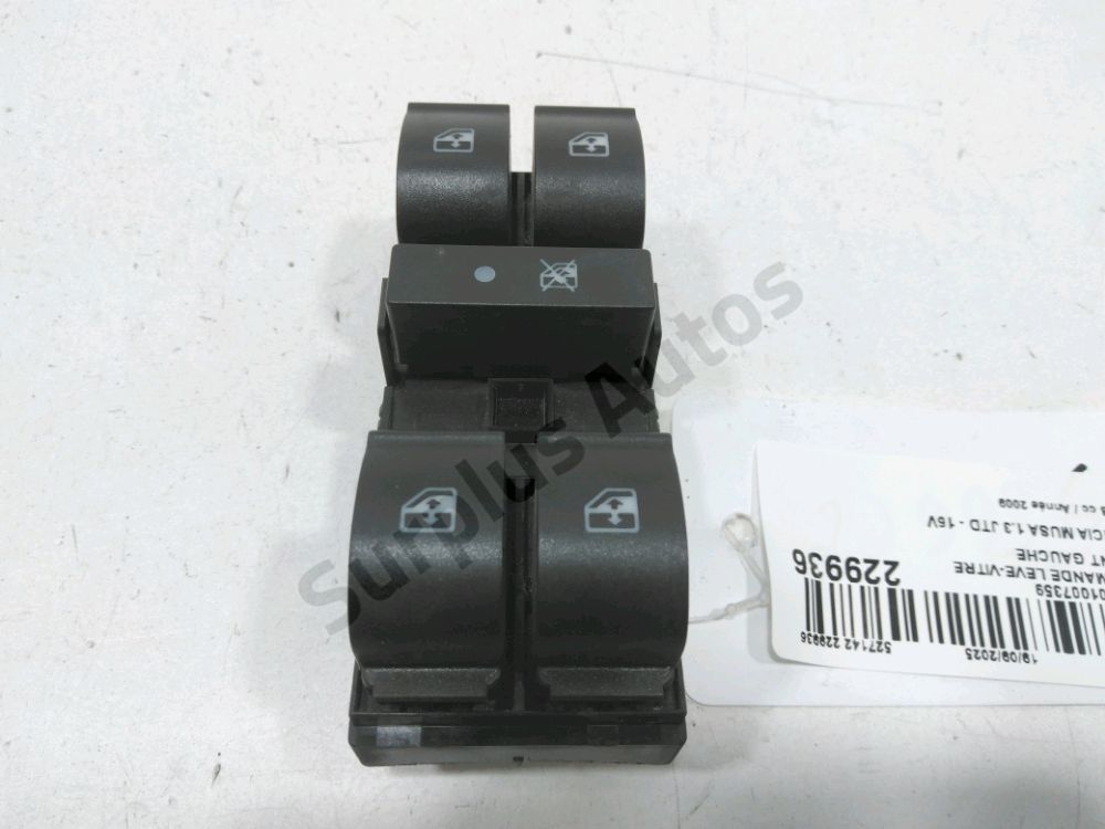 Commande lève-vitre avant gauche