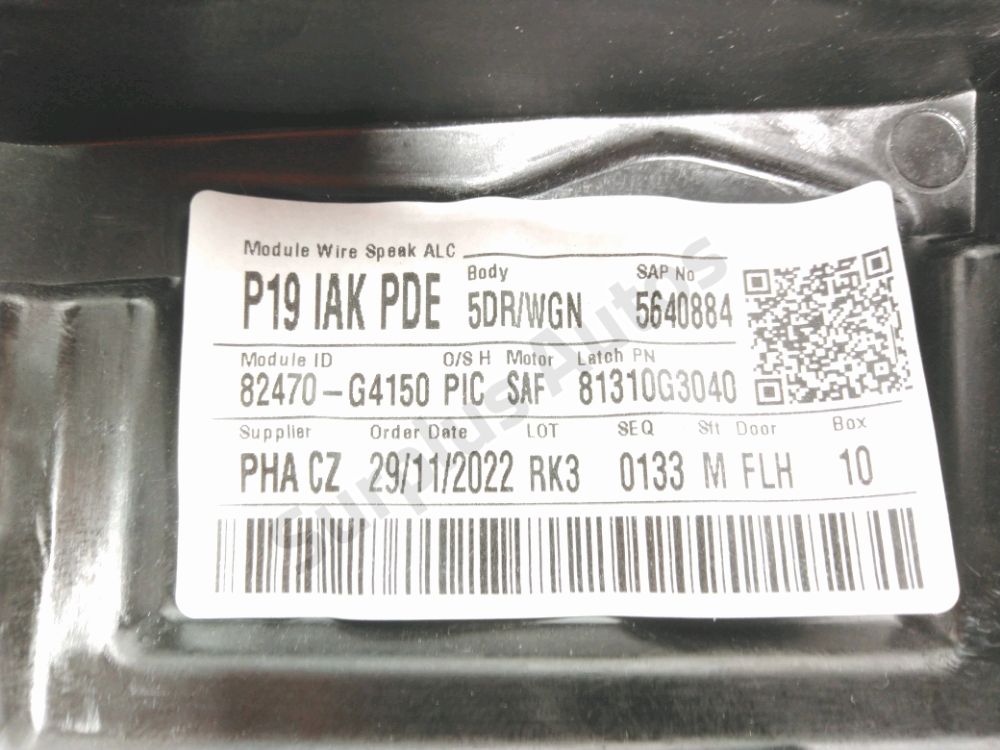 Lève-vitre électrique avant gauche