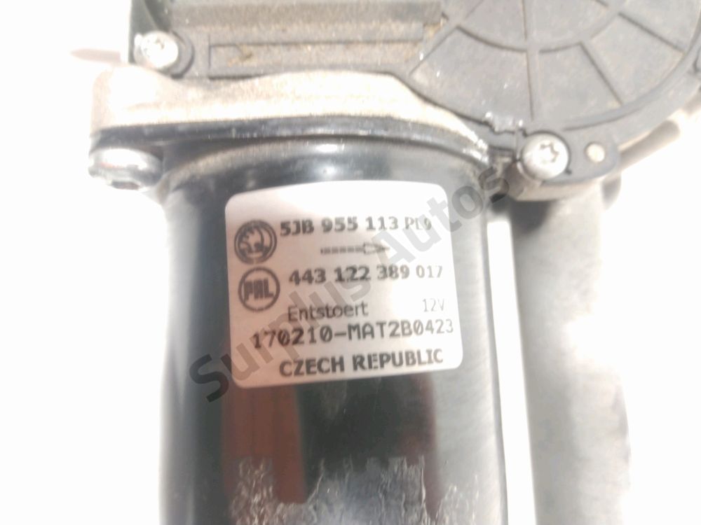 Mécanisme + moteur d'essuie glace avant