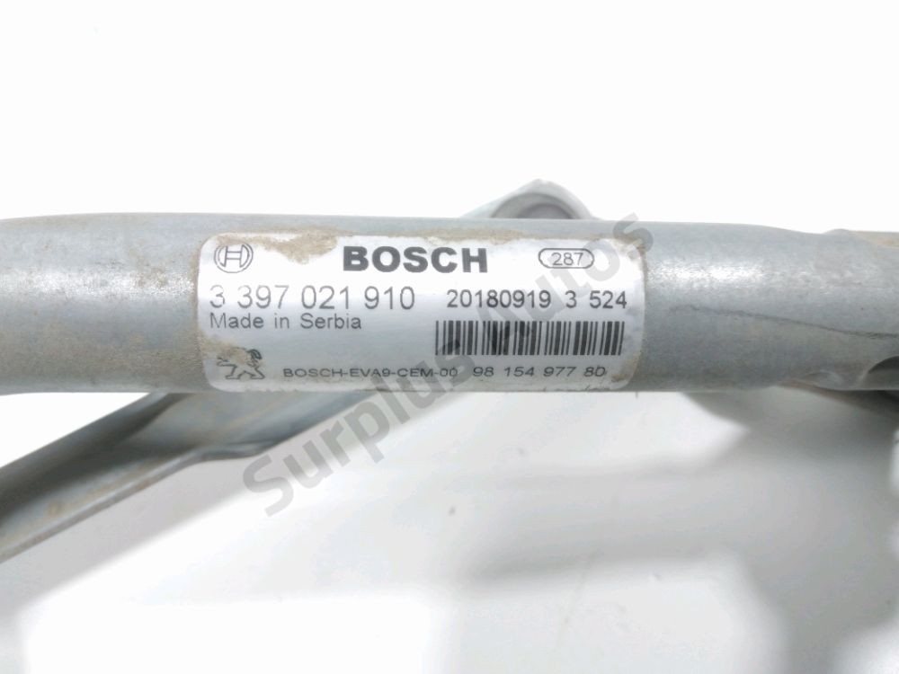 Mécanisme + moteur d'essuie glace avant