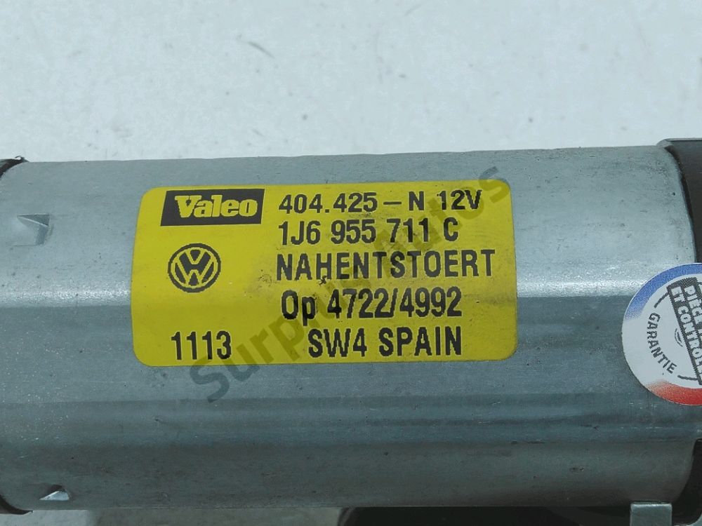 Moteur d'essuie glace arrière