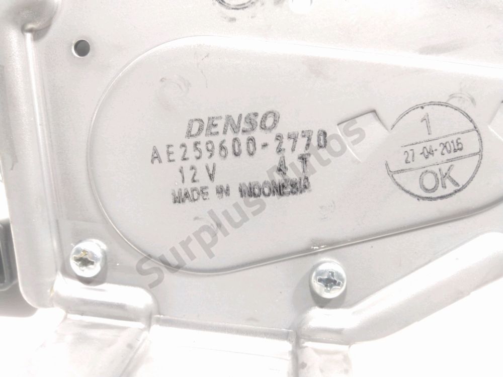 Moteur d'essuie glace arrière