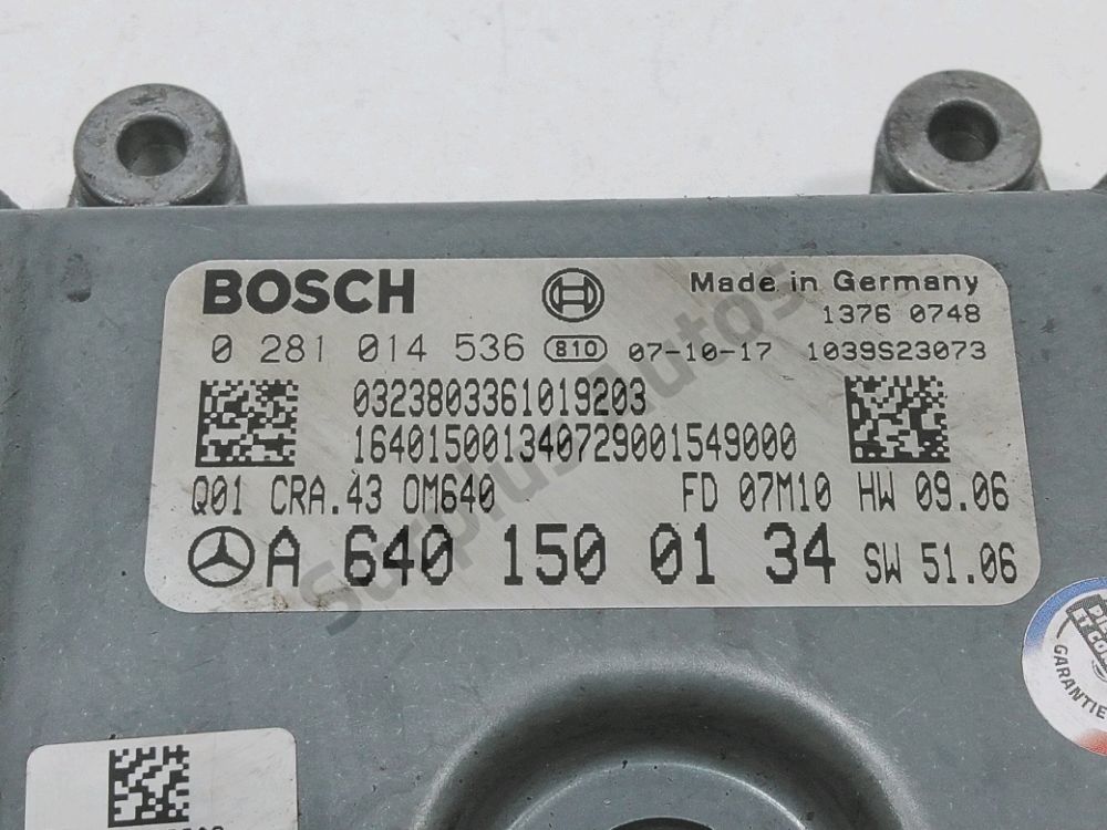 Calculateur moteur