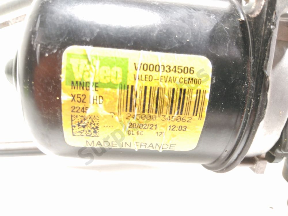 Mécanisme + moteur d'essuie glace avant