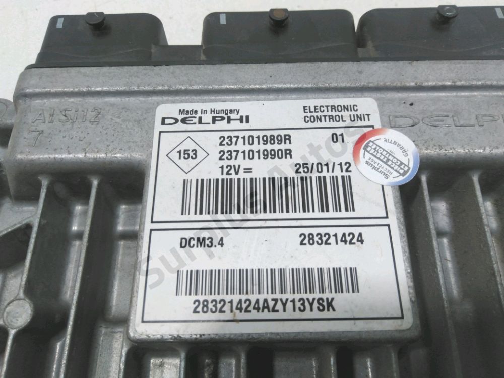 Calculateur moteur